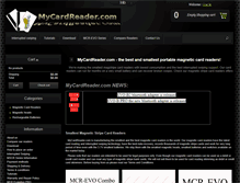 Tablet Screenshot of mycardreader.com